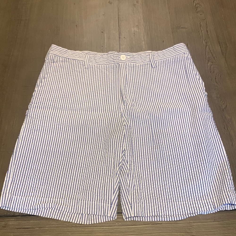 Lands End seersucker shorts